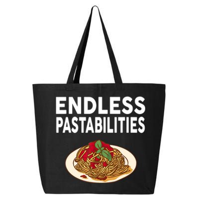 Endless Pastabilities Gifts Funny Pasta Spaghetti 25L Jumbo Tote