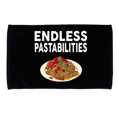 Endless Pastabilities Gifts Funny Pasta Spaghetti Microfiber Hand Towel