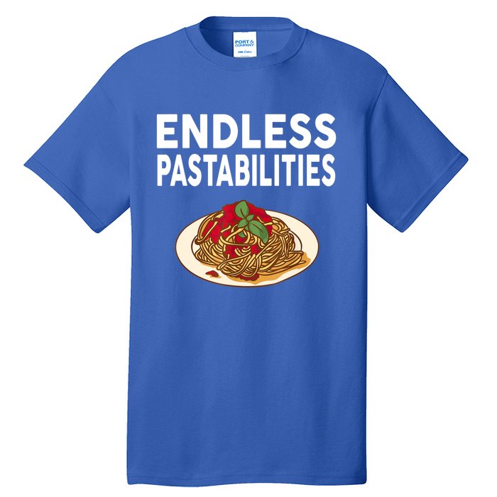 Endless Pastabilities Gifts Funny Pasta Spaghetti Tall T-Shirt