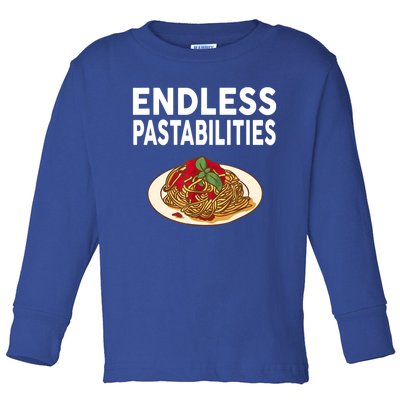 Endless Pastabilities Gifts Funny Pasta Spaghetti Toddler Long Sleeve Shirt