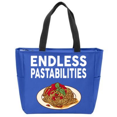 Endless Pastabilities Gifts Funny Pasta Spaghetti Zip Tote Bag