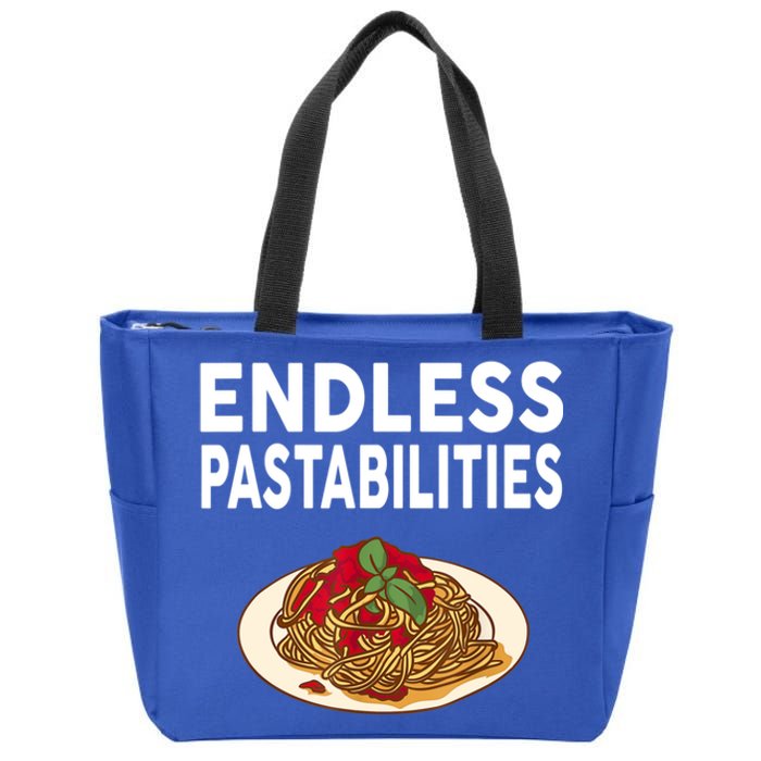 Endless Pastabilities Gifts Funny Pasta Spaghetti Zip Tote Bag