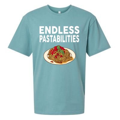 Endless Pastabilities Gifts Funny Pasta Spaghetti Sueded Cloud Jersey T-Shirt