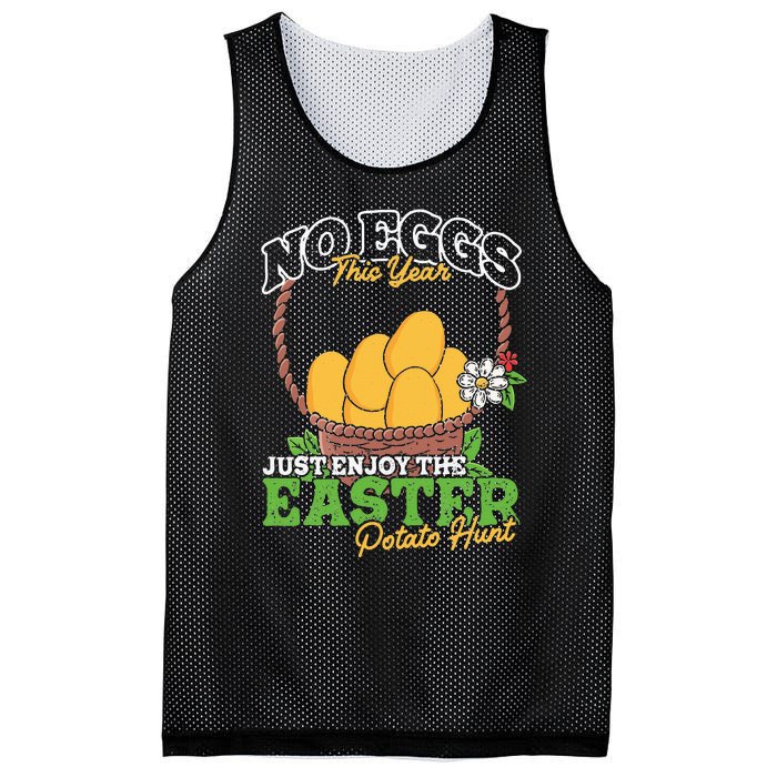 Easter Potato Hunt No Eggs Economy Expensive Easter Eggs Mesh Reversible Basketball Jersey Tank