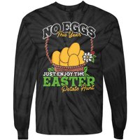 Easter Potato Hunt No Eggs Economy Expensive Easter Eggs Tie-Dye Long Sleeve Shirt