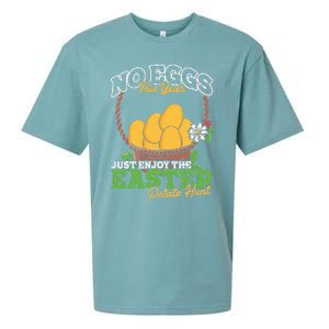 Easter Potato Hunt No Eggs Economy Expensive Easter Eggs Sueded Cloud Jersey T-Shirt