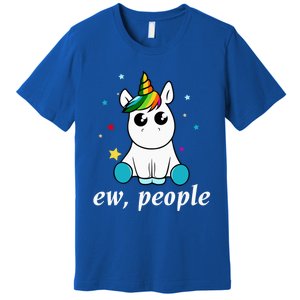 Eww People! Humour Unicorn Fantasy Gift Idea Cute Gift Premium T-Shirt