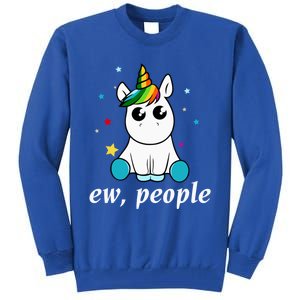 Eww People! Humour Unicorn Fantasy Gift Idea Cute Gift Tall Sweatshirt