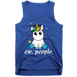 Eww People! Humour Unicorn Fantasy Gift Idea Cute Gift Tank Top