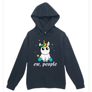 Eww People! Humour Unicorn Fantasy Gift Idea Cute Gift Urban Pullover Hoodie