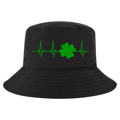 Ekg Pulse Heart Beat Shamrock For St Patricks Day Nurse Gift Cool Comfort Performance Bucket Hat