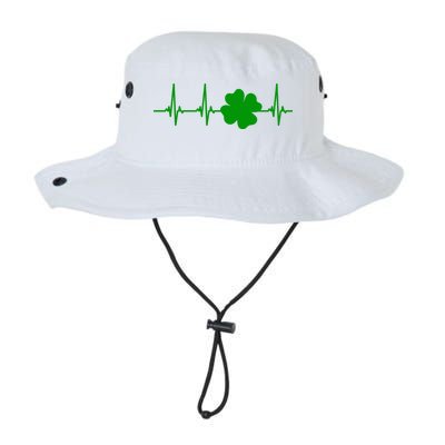 Ekg Pulse Heart Beat Shamrock For St Patricks Day Nurse Gift Legacy Cool Fit Booney Bucket Hat