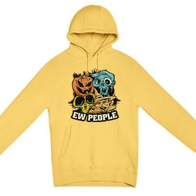 Ew People Halloween Premium Pullover Hoodie