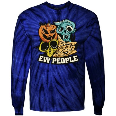 Ew People Halloween Tie-Dye Long Sleeve Shirt