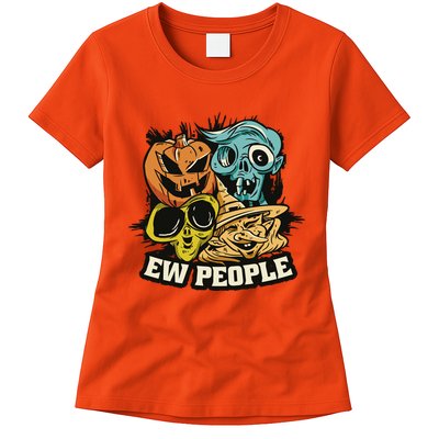 Ew People Halloween Womens T-Shirt