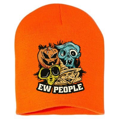 Ew People Halloween Short Acrylic Beanie