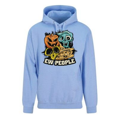 Ew People Halloween Unisex Surf Hoodie