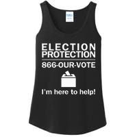 Election Protection IM Here To Help Vote Society Ladies Essential Tank