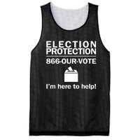 Election Protection IM Here To Help Vote Society Mesh Reversible Basketball Jersey Tank