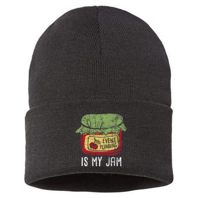 Event Planning Is My Jam Party Coordinator Events Planner Sustainable Knit Beanie