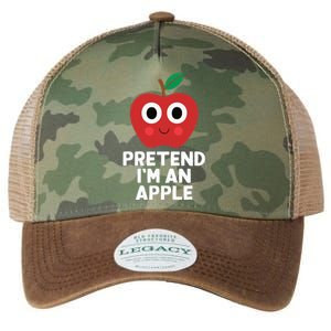 Easy Pretend IM An Apple Costume Halloween Funny Legacy Tie Dye Trucker Hat