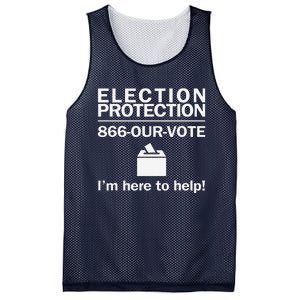 Election Protection IM Here To Help Vote Society Mesh Reversible Basketball Jersey Tank