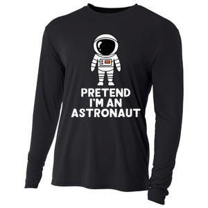 Easy Pretend IM An Astronaut Costume Halloween Cooling Performance Long Sleeve Crew