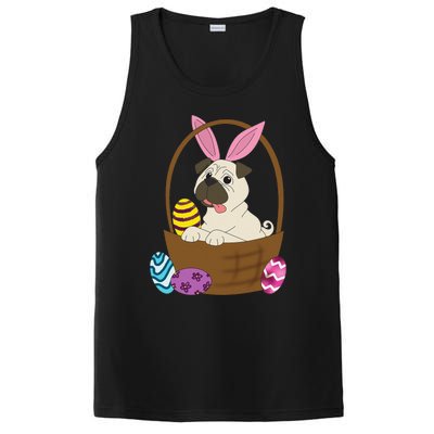 Easter Pug In Basket For Pug Lovers PosiCharge Competitor Tank