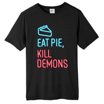 Eat Pie Kill Demons Supernatural Tall Fusion ChromaSoft Performance T-Shirt