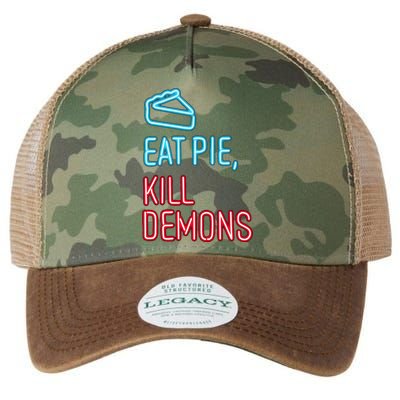 Eat Pie Kill Demons Supernatural Legacy Tie Dye Trucker Hat