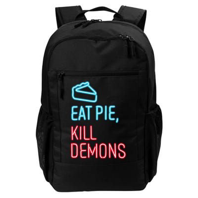 Eat Pie Kill Demons Supernatural Backpack