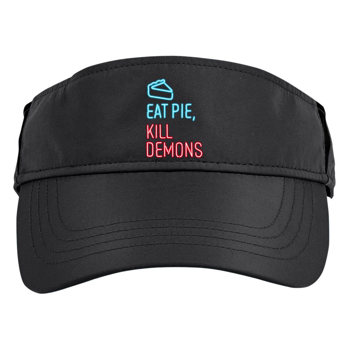Eat Pie Kill Demons Supernatural Adult Drive Performance Visor