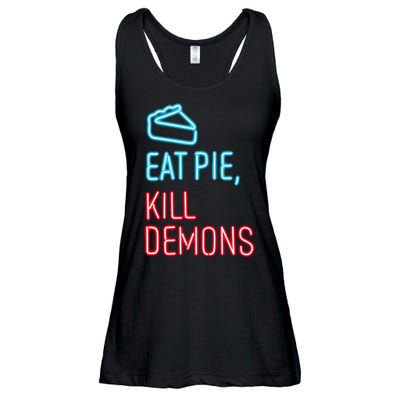 Eat Pie Kill Demons Supernatural Ladies Essential Flowy Tank