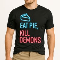 Eat Pie Kill Demons Supernatural Cooling Performance Crew T-Shirt