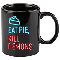 Eat Pie Kill Demons Supernatural 11oz C Handle Ceramic Mug