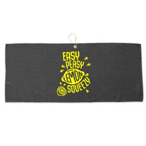 Easy Peasy Lemon Squeezy Large Microfiber Waffle Golf Towel