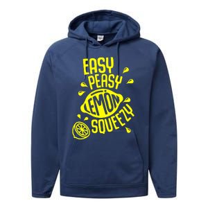 Easy Peasy Lemon Squeezy Performance Fleece Hoodie