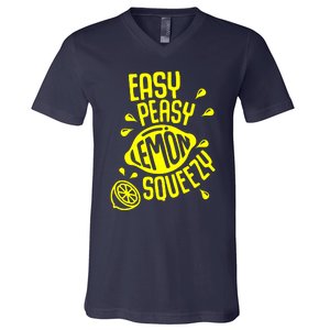 Easy Peasy Lemon Squeezy V-Neck T-Shirt