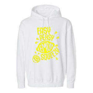 Easy Peasy Lemon Squeezy Garment-Dyed Fleece Hoodie