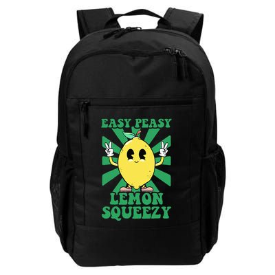 Easy Peasy Lemon Squeezy Lemonade Ceo Funny Lemon Lemonade Daily Commute Backpack