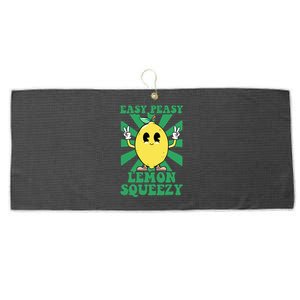 Easy Peasy Lemon Squeezy Lemonade Ceo Funny Lemon Lemonade Large Microfiber Waffle Golf Towel