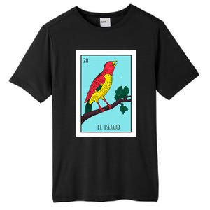 El Pajaro Lottery Card Gift The Bird Card Mexican Lottery Tall Fusion ChromaSoft Performance T-Shirt