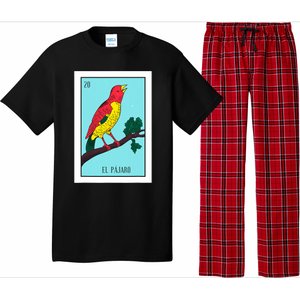 El Pajaro Lottery Card Gift The Bird Card Mexican Lottery Pajama Set