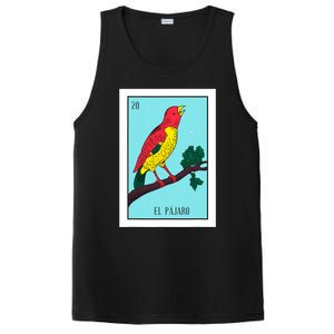 El Pajaro Lottery Card Gift The Bird Card Mexican Lottery PosiCharge Competitor Tank