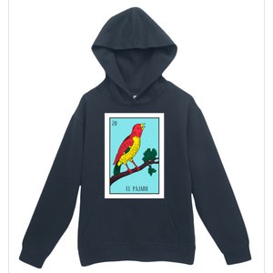 El Pajaro Lottery Card Gift The Bird Card Mexican Lottery Urban Pullover Hoodie