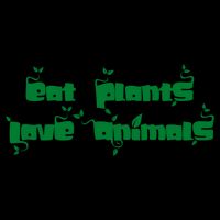 Eat Plants Love Animals Vegan Funny Gift Tops Cute Gift Performance Shirt