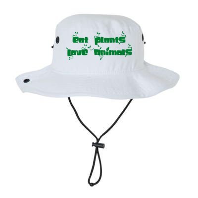 Eat Plants Love Animals Vegan Funny Gift Tops Cute Gift Legacy Cool Fit Booney Bucket Hat