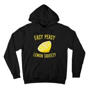 Easy Peasy Lemon Squeezy Funny Lemon Summer Lemonade Hoodie