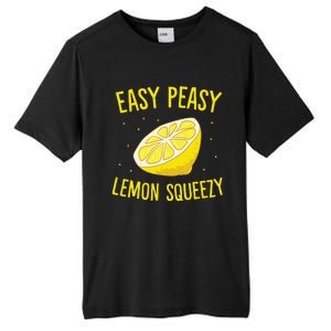 Easy Peasy Lemon Squeezy Funny Lemon Summer Lemonade Tall Fusion ChromaSoft Performance T-Shirt