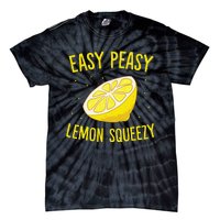 Easy Peasy Lemon Squeezy Funny Lemon Summer Lemonade Tie-Dye T-Shirt